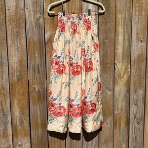NWOT The Great silk floral print skirt
